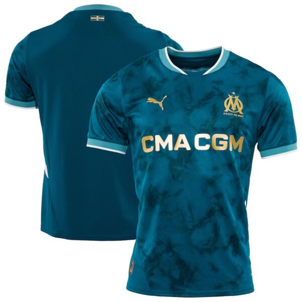 2024/25 Olympique Marseille Away Soccer Jersey - Image 3