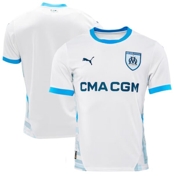 2024/25 Olympique Marseille Home Soccer Jersey - Image 3