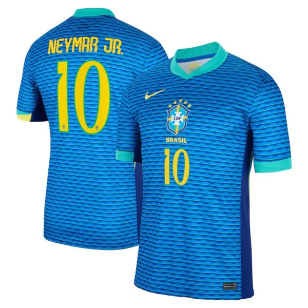 2024 Brazil Away Soccer Jersey Neymar Jr. 10 - Image 4