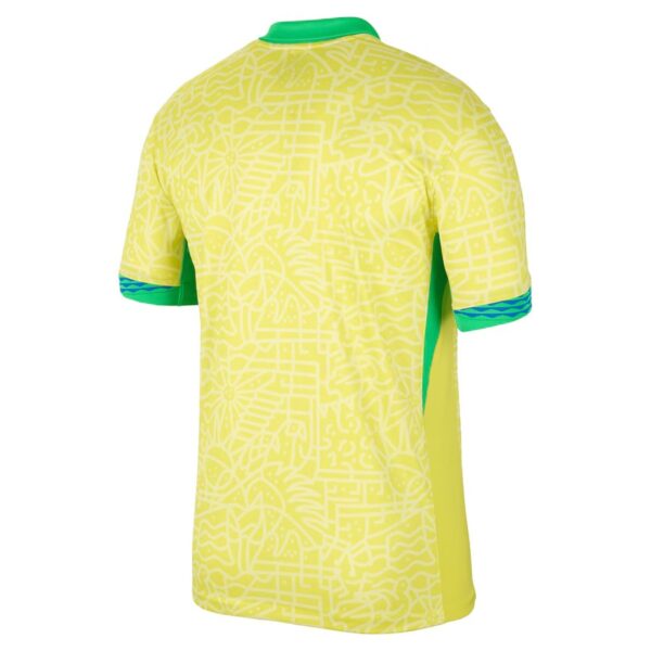 2024 Brazil Home Soccer Jersey Neymar Jr. 10 - Image 2