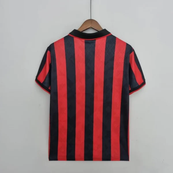 1995/1996 Retro AC Milan Home Soccer Jersey - Image 2