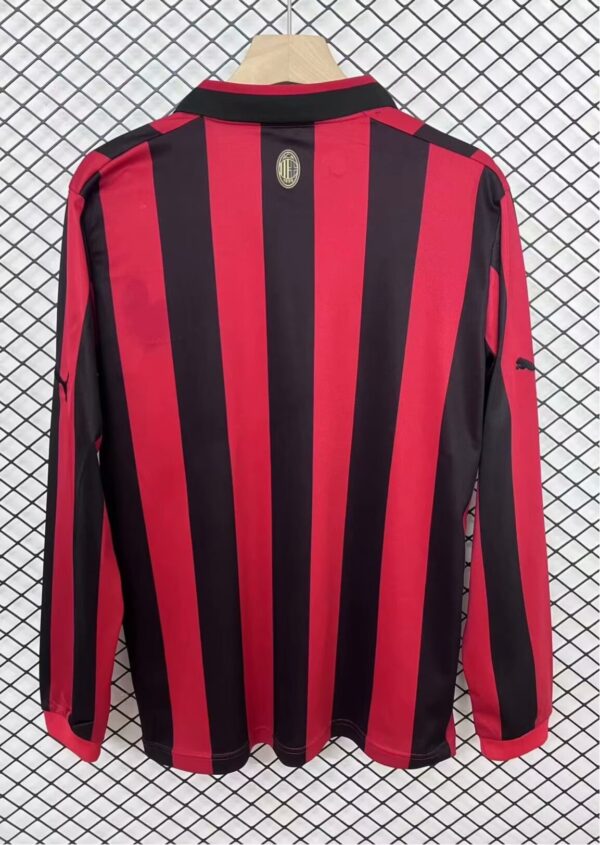 2024/25 AC Milan 125th Anniversary Commemorative Edition Soccer Jersey Long Sleeves - Image 2