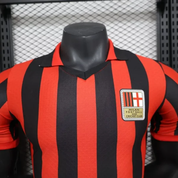 2024/25 AC Milan 125th Anniversary Commemorative Edition Soccer Jersey Player Version - Image 3