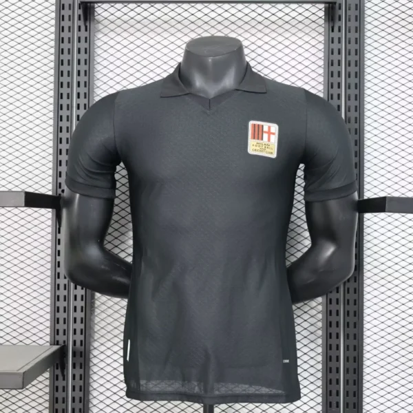 2024/25 AC Milan 125th Anniversary Commemorative Edition Soccer Jersey Player Version Black
