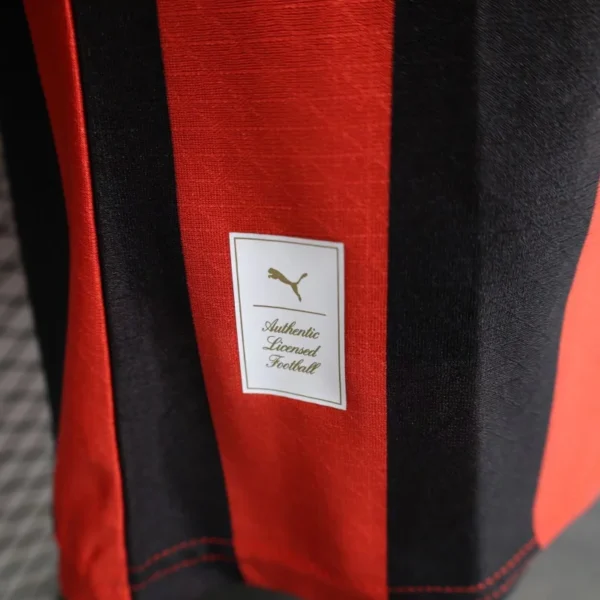 2024/25 AC Milan 125th Anniversary Commemorative Edition Soccer Jersey Player Version Long Sleeves - Image 8