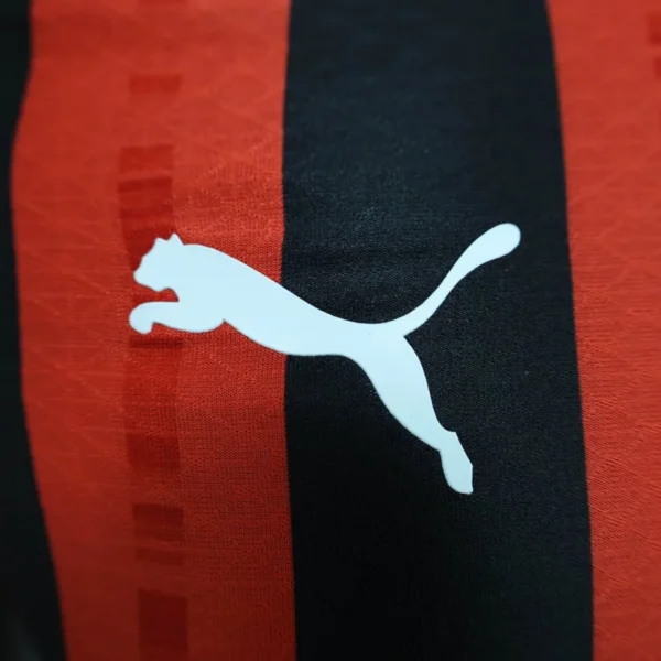 2024/25 AC Milan Home Soccer Jersey Player Version Long Sleeves - Image 6