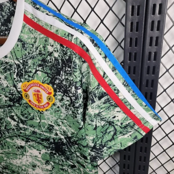 2024/25 Manchester United Stone Roses Soccer Jersey - Image 5