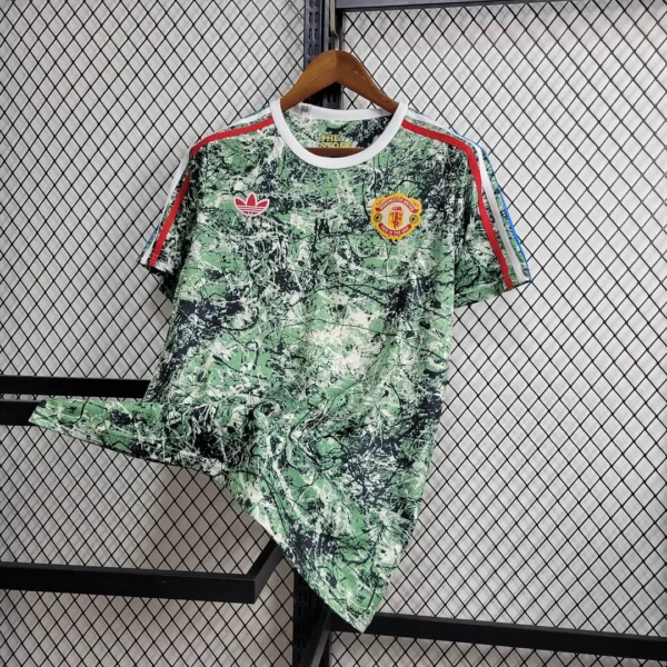 2024/25 Manchester United Stone Roses Soccer Jersey - Image 3