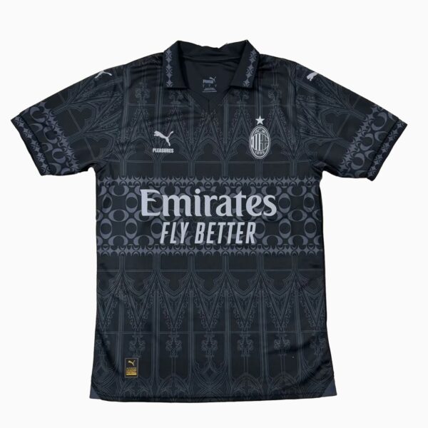 2024 AC Milan Fourth Joint Edition Soccer Jersey Black