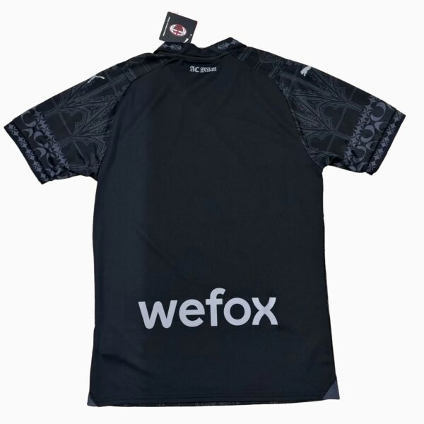 2024 AC Milan Fourth Joint Edition Soccer Jersey Black - Image 2