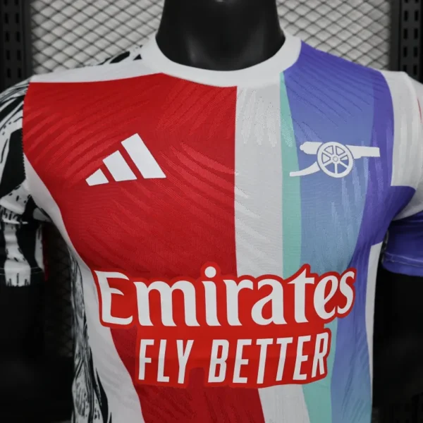 2025/26 Arsenal Pre-Match Soccer Jersey - Image 4