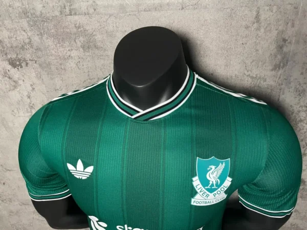 2025/26 Liverpool Away Soccer Jersey Player Version Green - Image 8