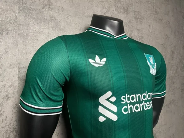 2025/26 Liverpool Away Soccer Jersey Player Version Green - Image 5