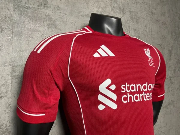 2025/26 Liverpool Home Soccer Jersey Player Version - Image 5