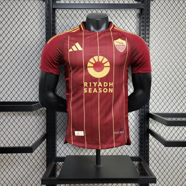 2024/25 AS Roma Home Soccer Jersey Player Version