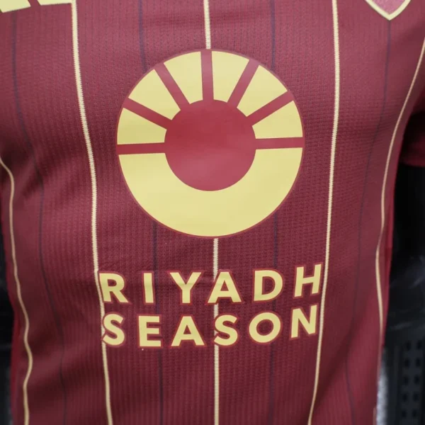 2024/25 AS Roma Home Soccer Jersey Player Version - Image 4