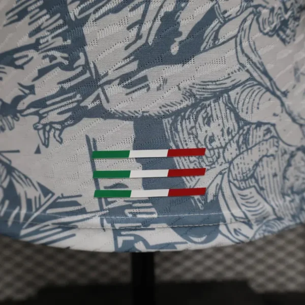 2024/25 Italy Special Edition Soccer Jersey Player Version White - Image 9