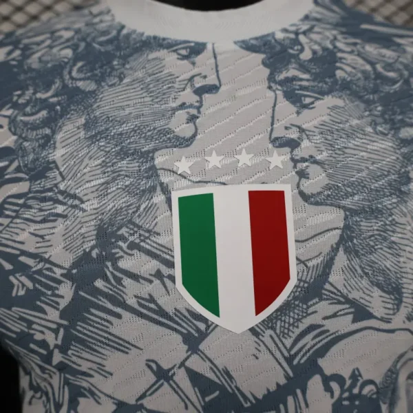 2024/25 Italy Special Edition Soccer Jersey Player Version White - Image 6