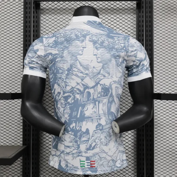 2024/25 Italy Special Edition Soccer Jersey Player Version White - Image 2
