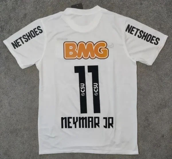 2011/12 Retro Santos Home Soccer Jersey - Image 2