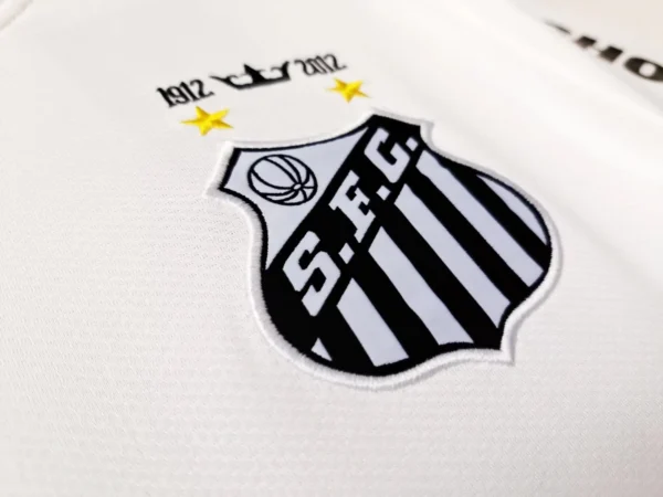 2011/12 Retro Santos Home Soccer Jersey - Image 4