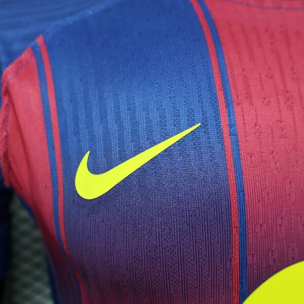 2025/26 Barcelona Home Soccer Jersey - Player Version - Image 2