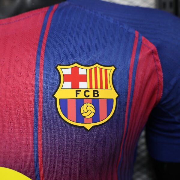 2025/26 Barcelona Home Soccer Jersey - Player Version - Image 3