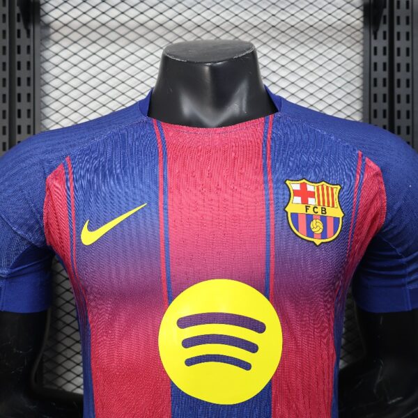 2025/26 Barcelona Home Soccer Jersey - Player Version - Image 4