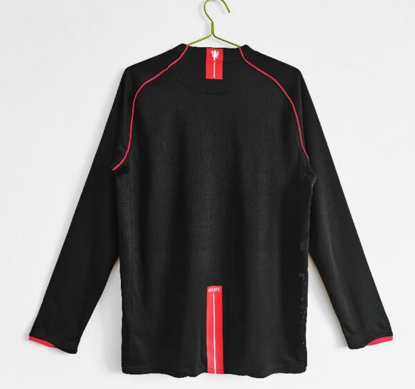 Manchester United 2007/08 away Long Sleeve Retro Soccer Jersey - Image 2