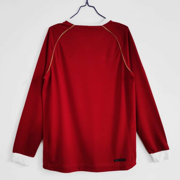 Manchester United 2006/07 home Long Sleeve Retro Soccer Jersey - Image 2