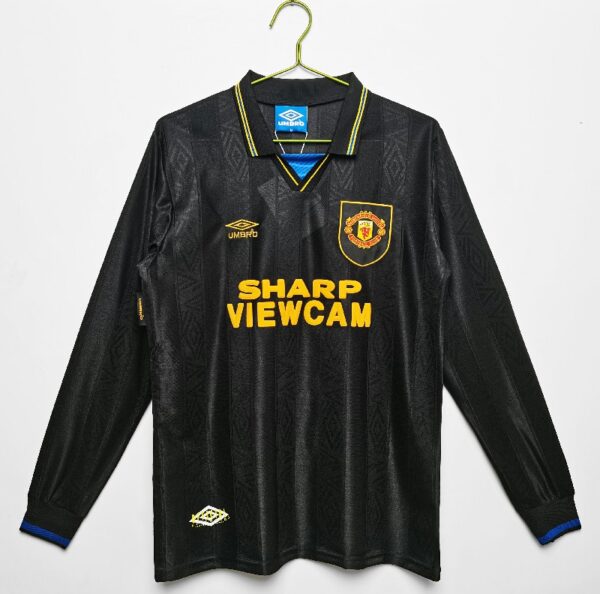 Manchester United 1993/94 away Long Sleeve Retro Soccer Jersey