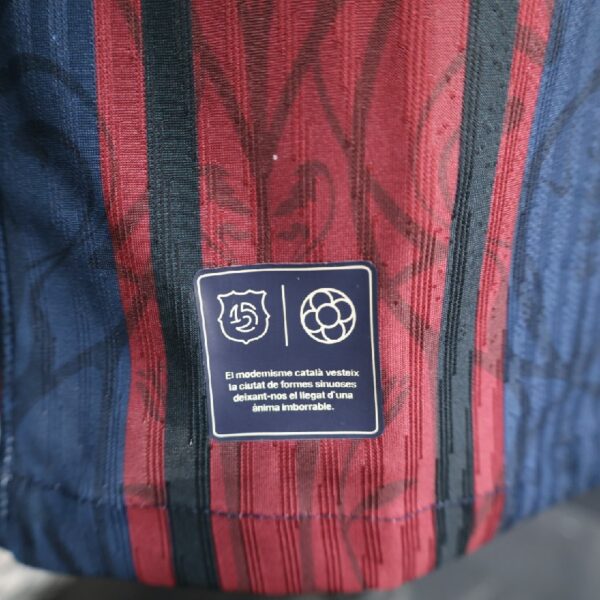 2025/26 Player Long Sleeve Barcelona home X 05 - Image 3