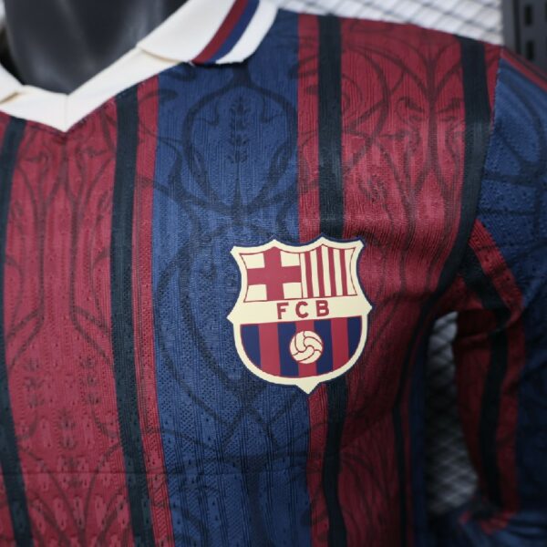 2025/26 Player Long Sleeve Barcelona home X 05 - Image 5