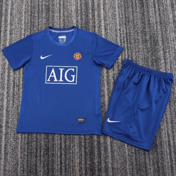 kids Manchester United 2008-09 third away Soccer Jersey