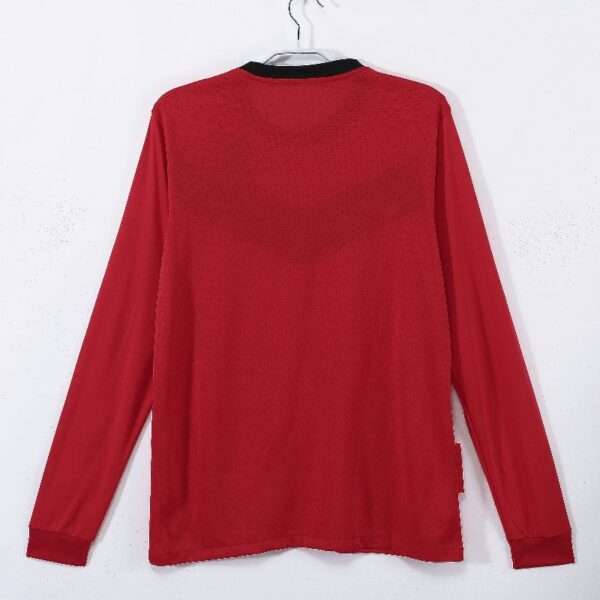 Manchester United 2010 home Long Sleeve Retro Soccer Jersey - Image 4