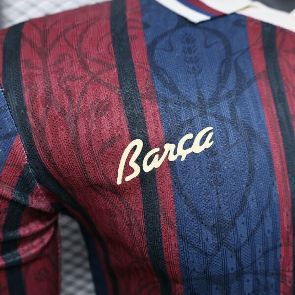 2025/26 Player Long Sleeve Barcelona home X 05 - Image 4